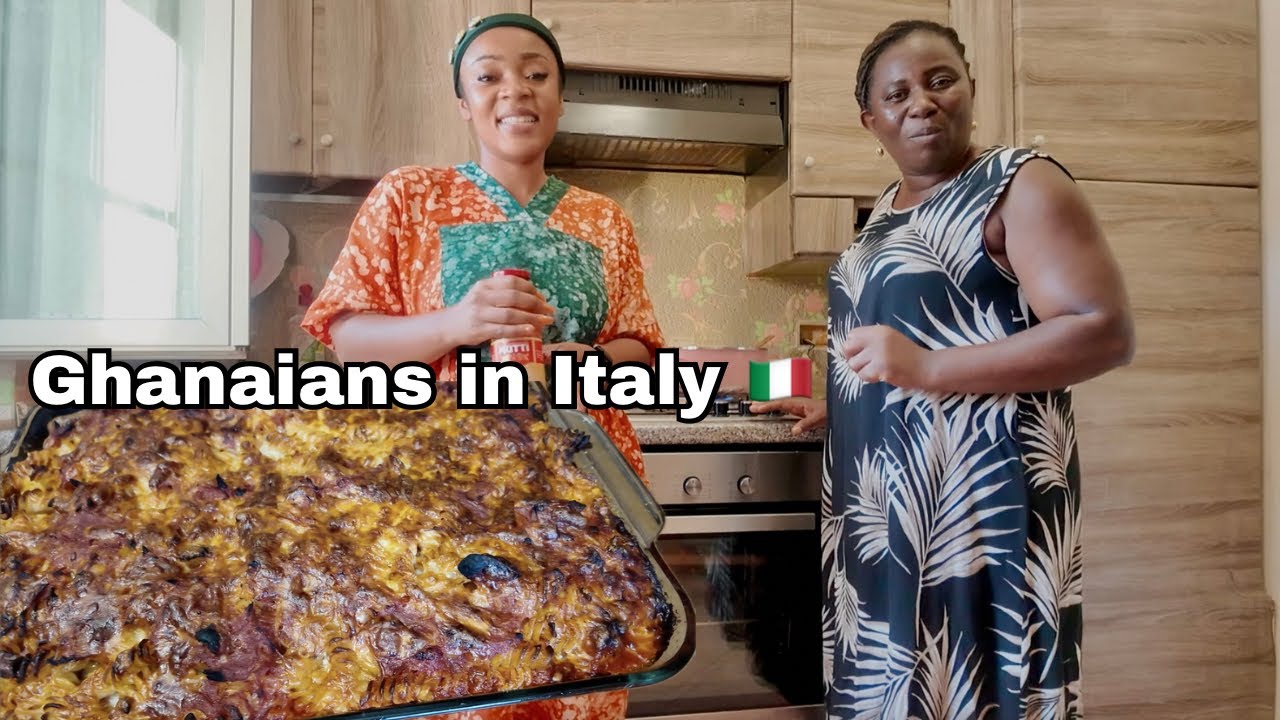 Ghanaian woman living in Italy COOKING Italian PASTA IN OVEN || Vlog2025