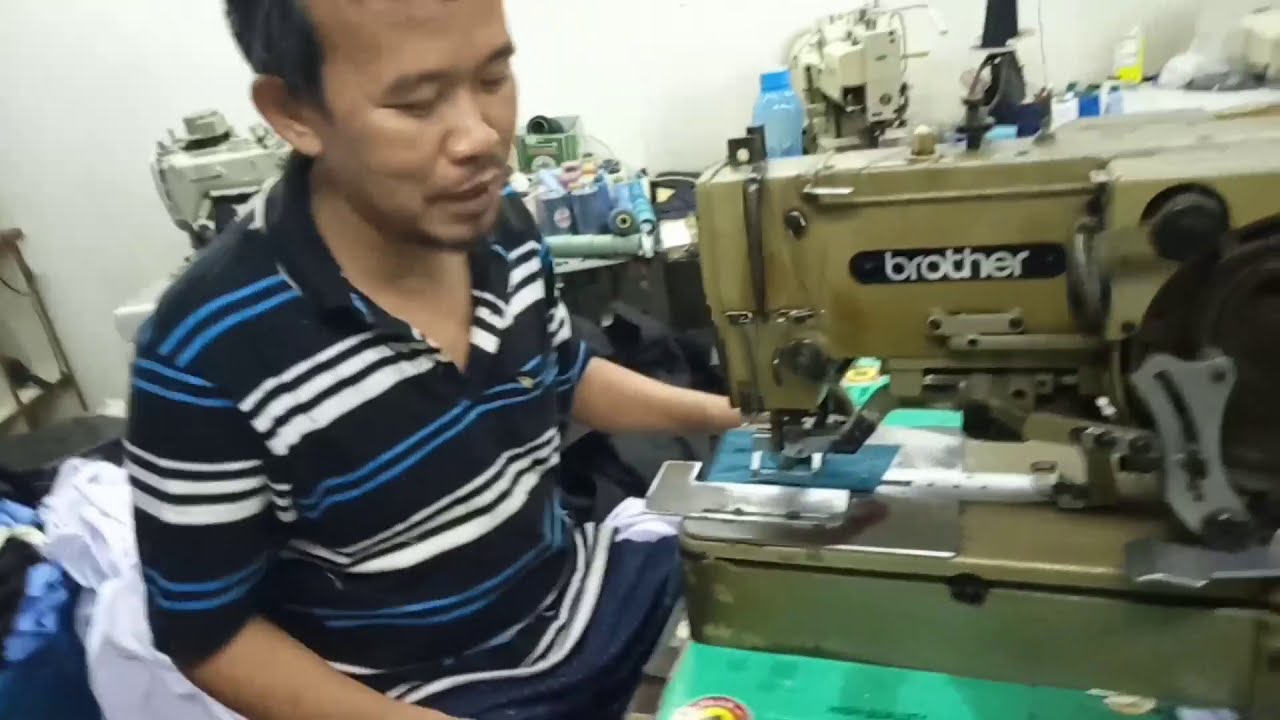 Servis mesin lubang kancing tidak STOP