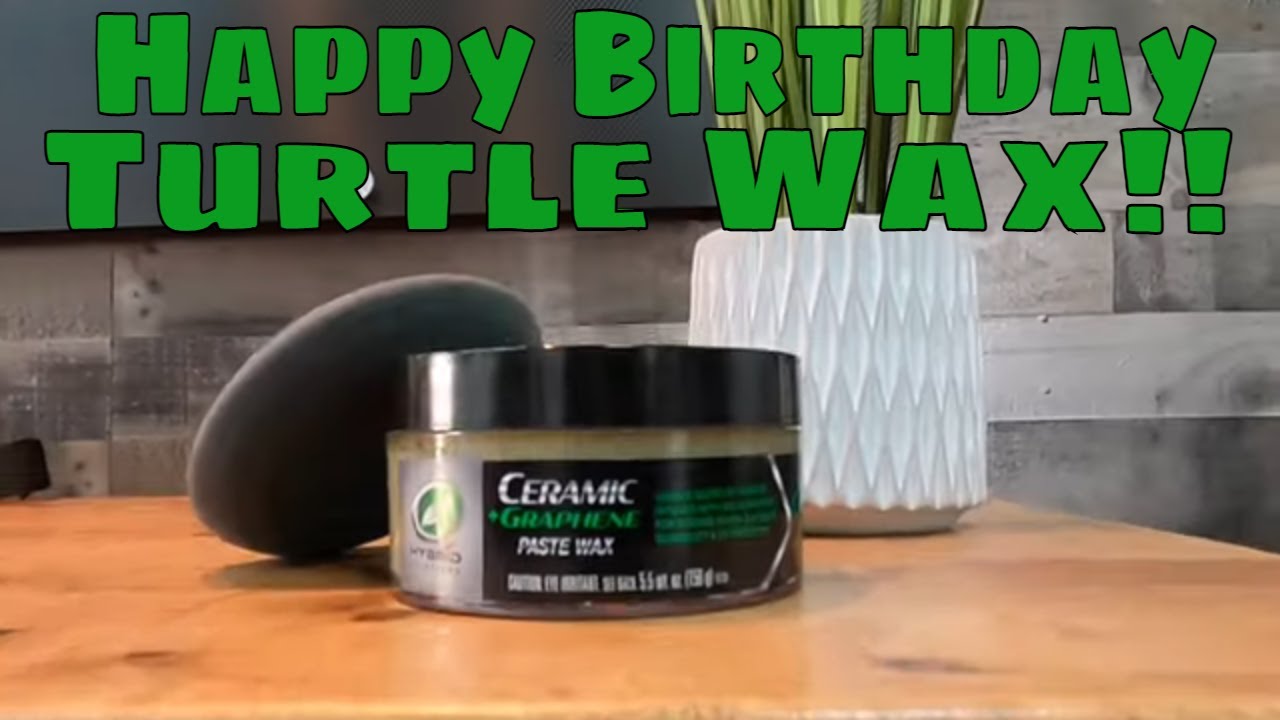 Turtle Wax 75th Birthday Ceramic/Graphene Paste Wax!!