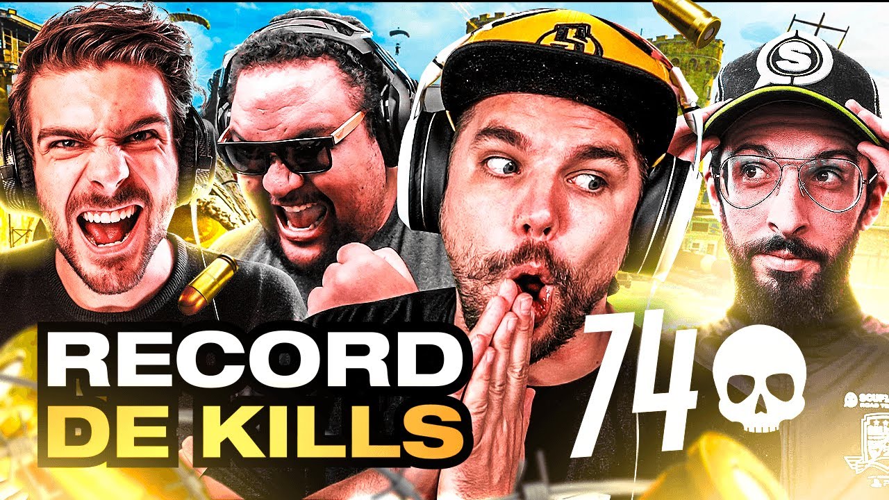 NOTRE RECORD DE KILLS EN SQUAD sur WARZONE !! (Ft. sackzi, Proze et Mabzouel)