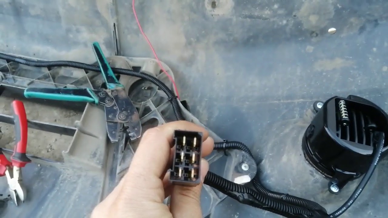 Установка и подключение диодных ПТФ на Газель Некст