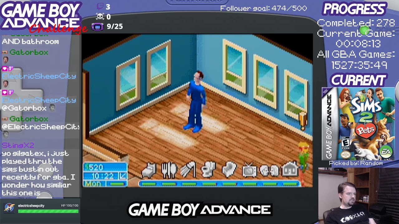 The Sims 2: Pets - Part 1 of 5 (GBA Challenge #280) (Let's Play)