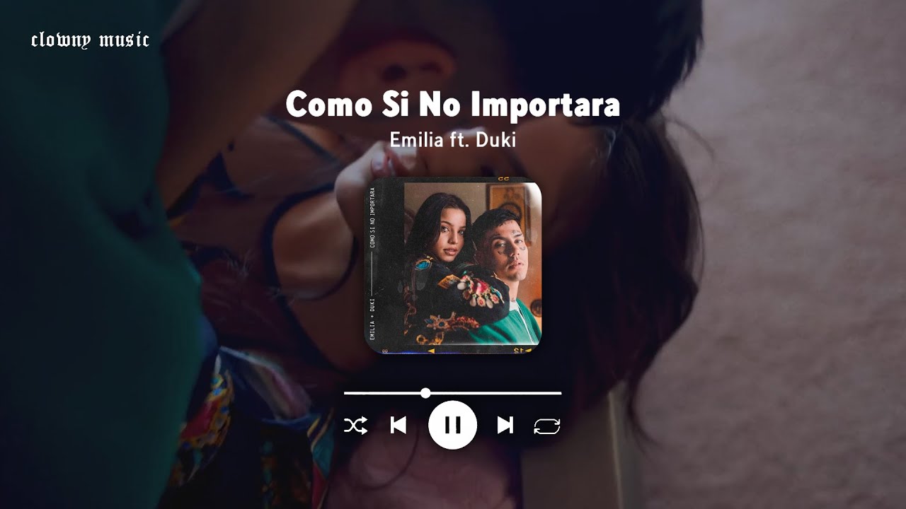 Como Si No Importara - Emilia ft. Duki // Speed Up + Reverb