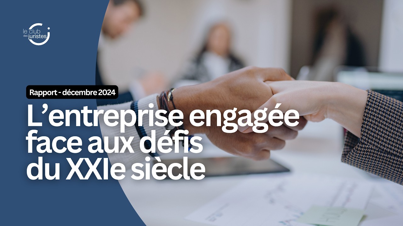 « L’entreprise engagée face aux défis du XXIe siècle » par Isabelle Kocher de Leyritz