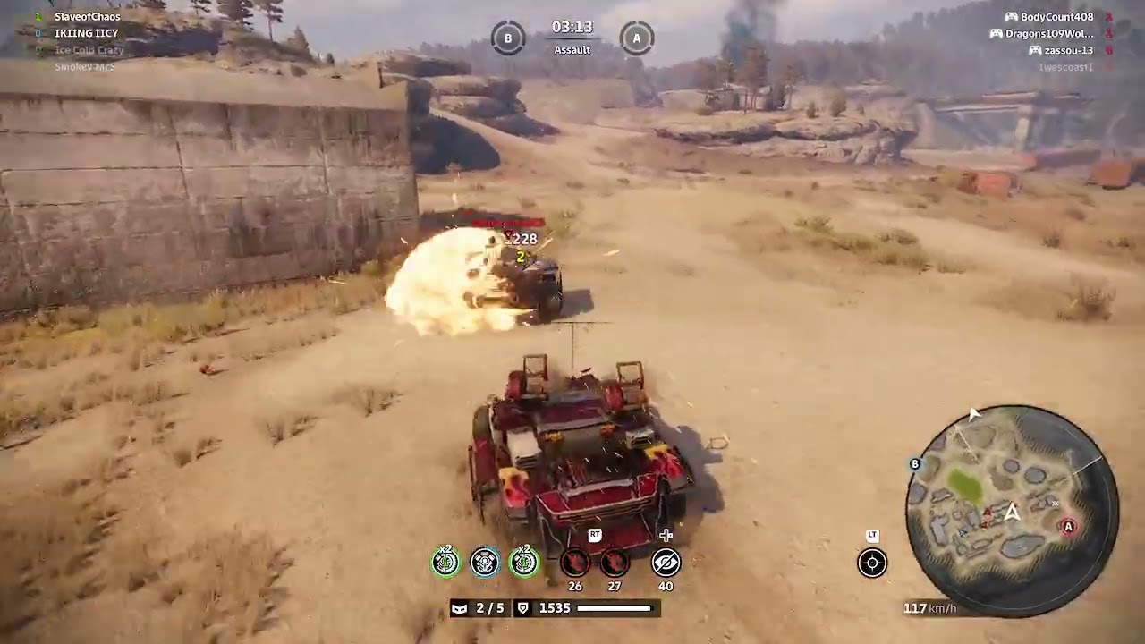 Crossout clan confrontation, dooms.