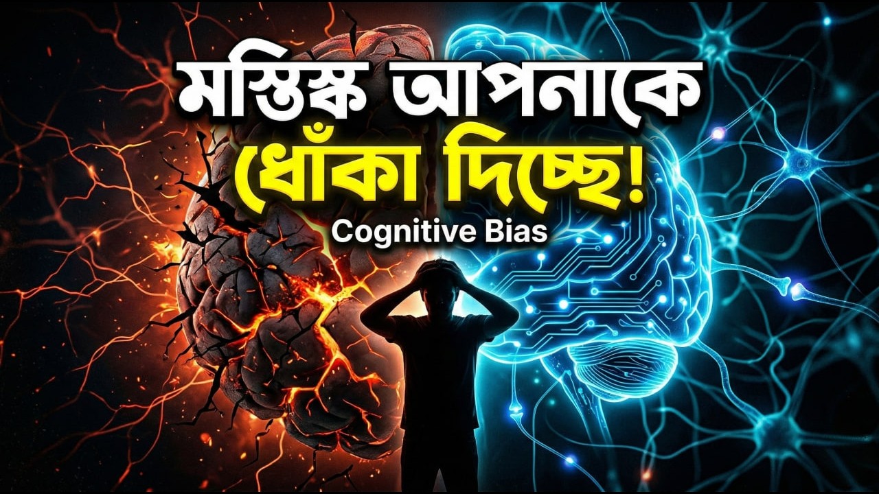 Cognitive Bias Explained in Bangla  মস্তিষ্কের সিদ্ধান্ত নেওয়ার গোপন বিজ্ঞান।