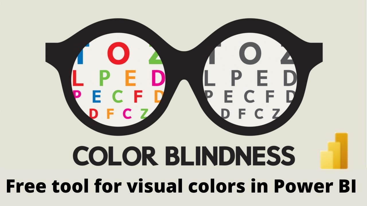 Free tool for visual colors in Power BI for color blind people