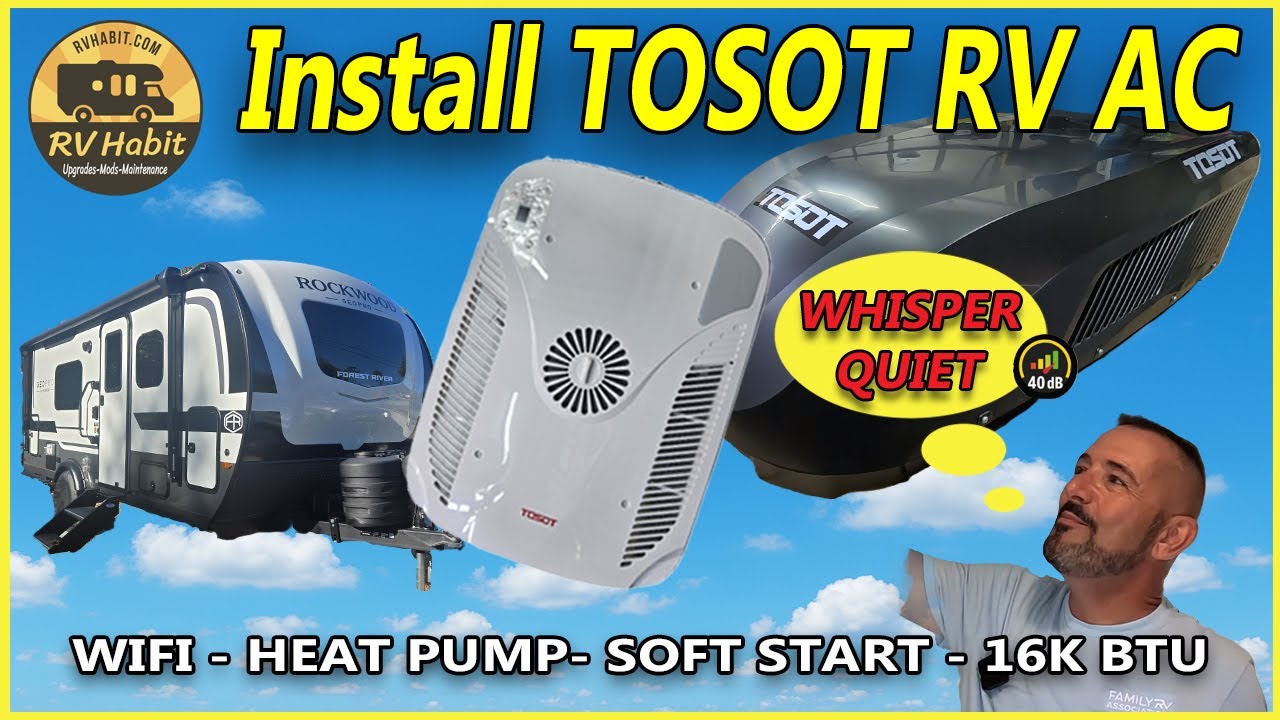 Install TOSOT RV AC Heat Pump in Rockwood Geo Pro – Whisper Quiet Upgrade! Part 2 of 2