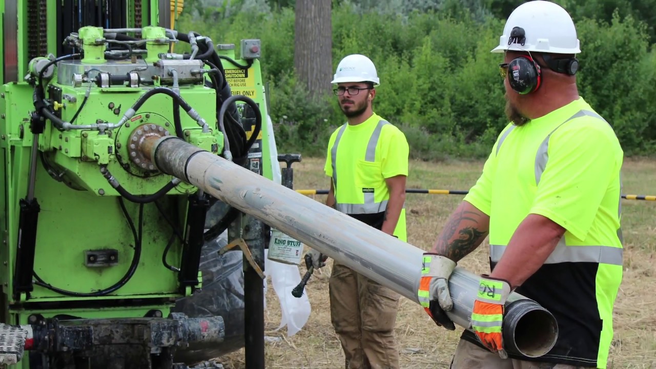 Sonic Drilling Demonstration at Cascade's Flint, Michigan Office