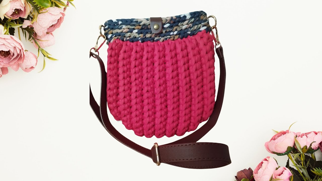 Gu&iacute;a completa para tejer un BOLSO DE TRAPILLO  a Crochet que refleje tu estilo personal.