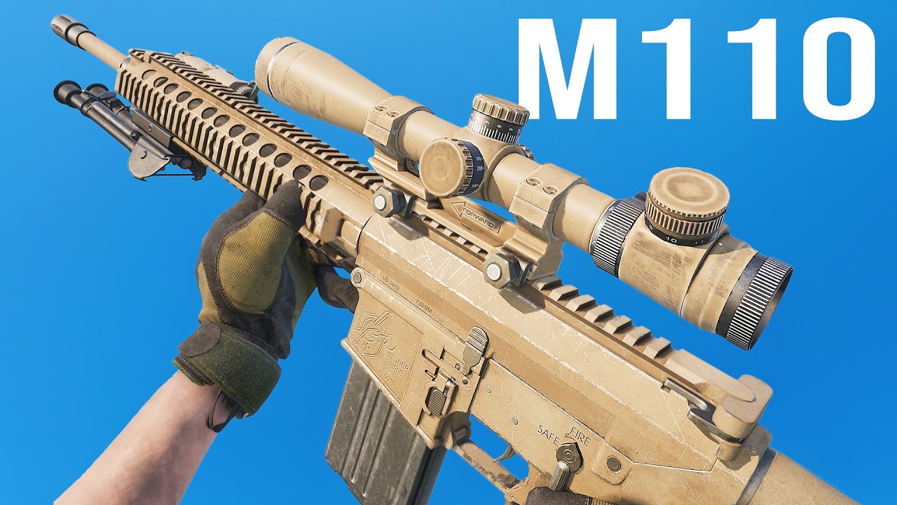Сравнение M110 SASS в 30 различных играх