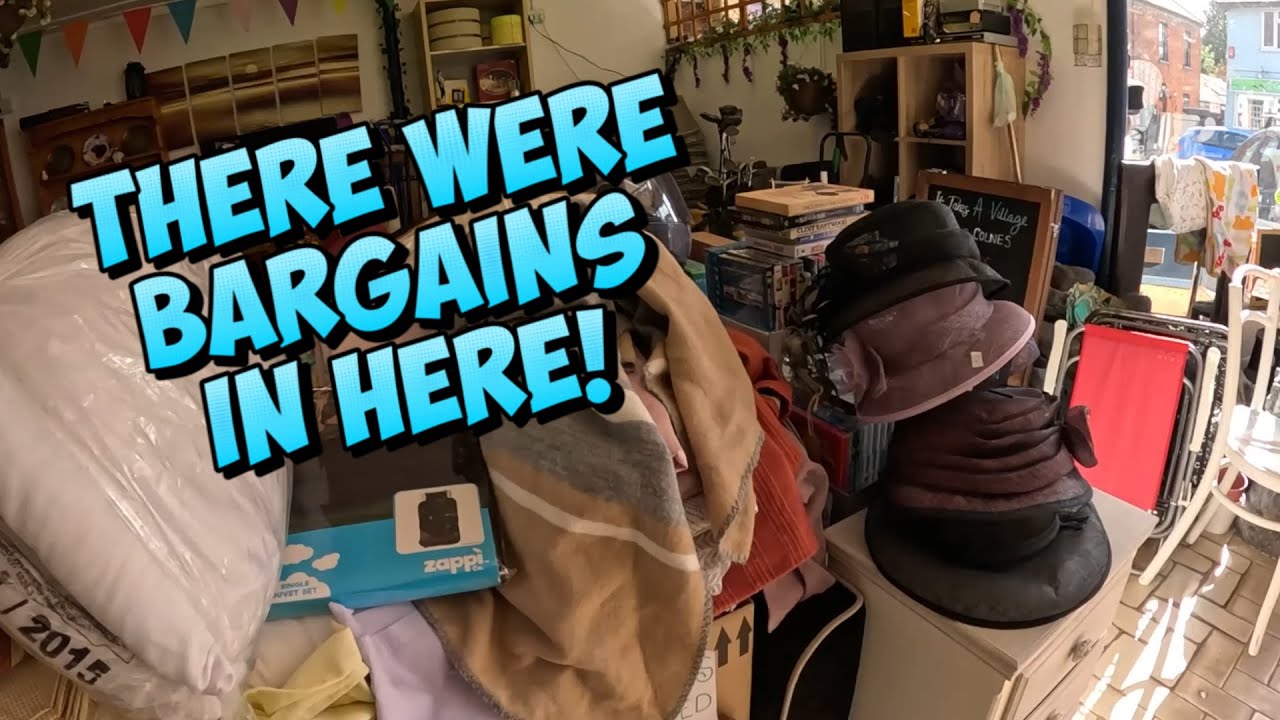 Charity Shop Hunting For Bargains -  Some Shops Are Better Than Others!