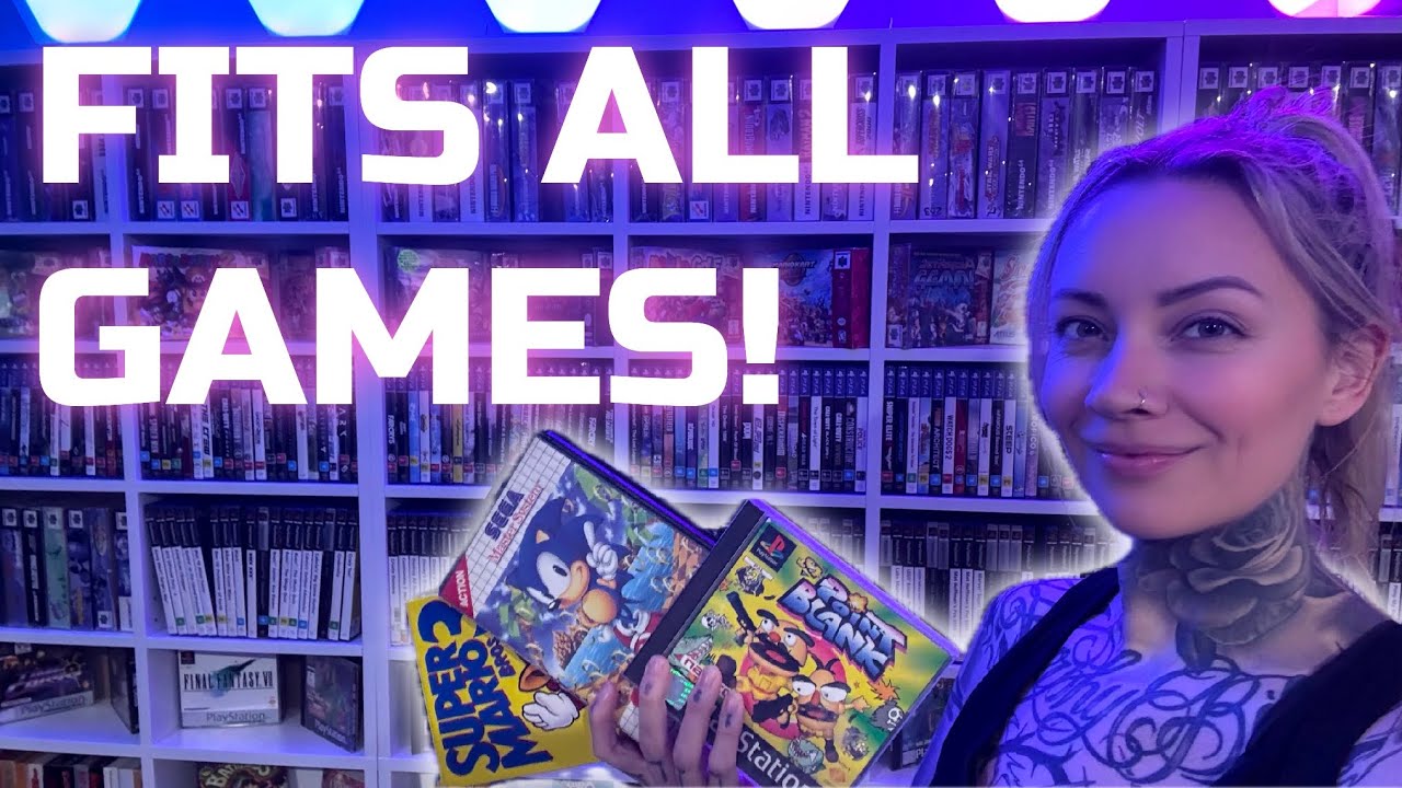 The PERFECT Gaming Bookshelf (Fits Every Size Game!)