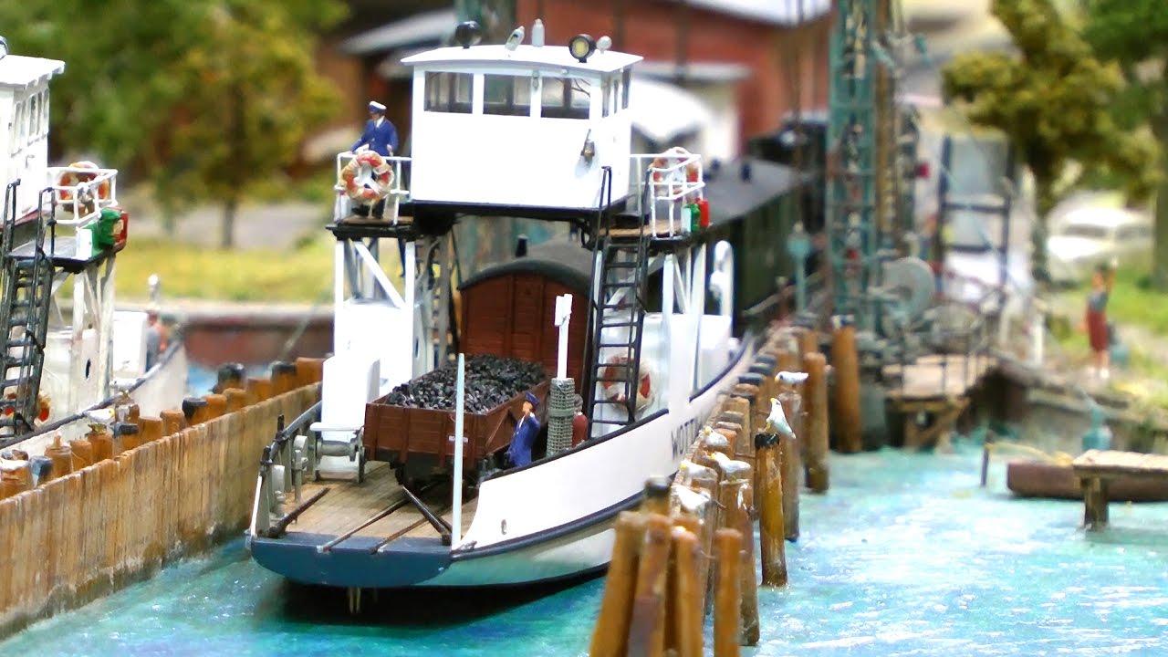 Miniatur Modelleisenbahn - Auf hoher See (Messe Leipzig)