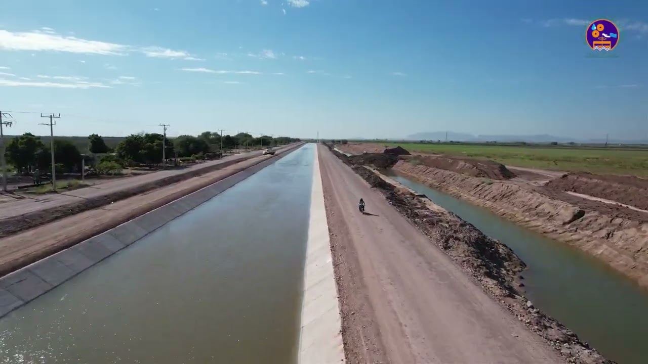 Lateral 18 canal valle.  Revestimiento en Concreto Hidr&aacute;ulico