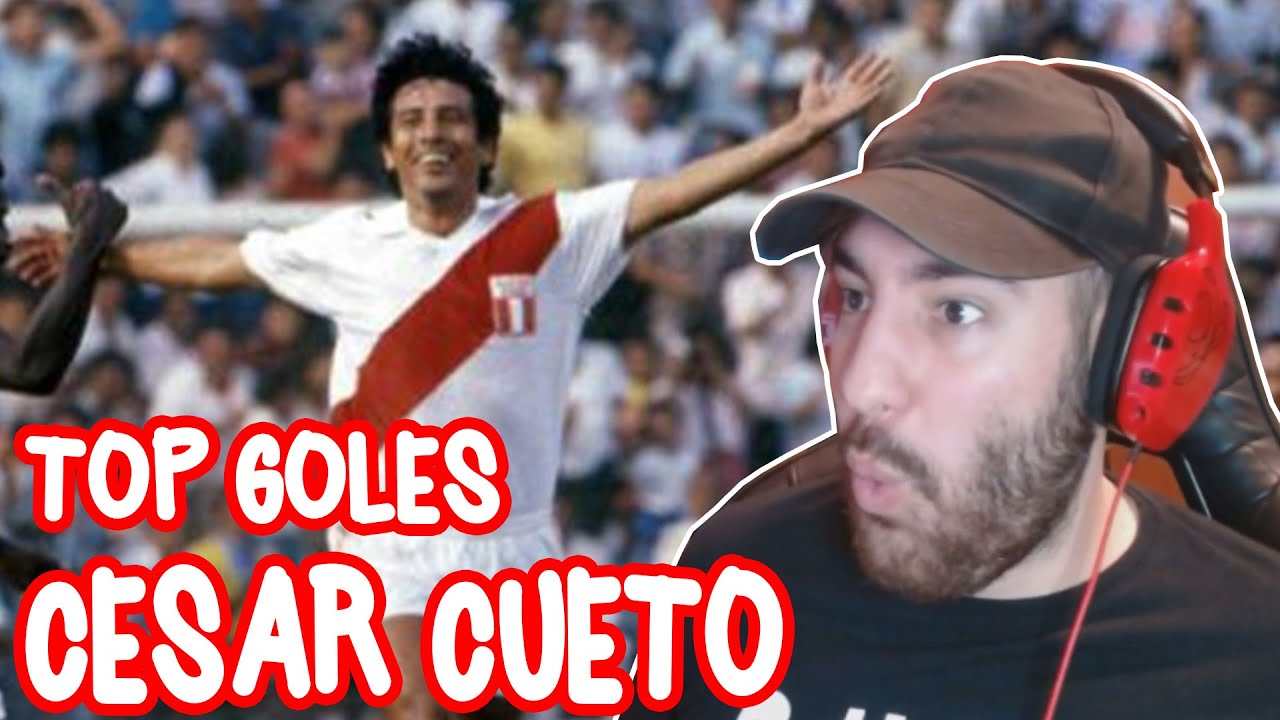 CÉSAR CUETO EL POETA DE LA ZURDA⚽🦵 Y ⚽SUS MEJORES GOLES⚽ Y REGATES🔴⚪ (REACCIÓN)