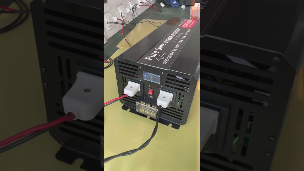Meind 5000W pure sine wave power inverter testing