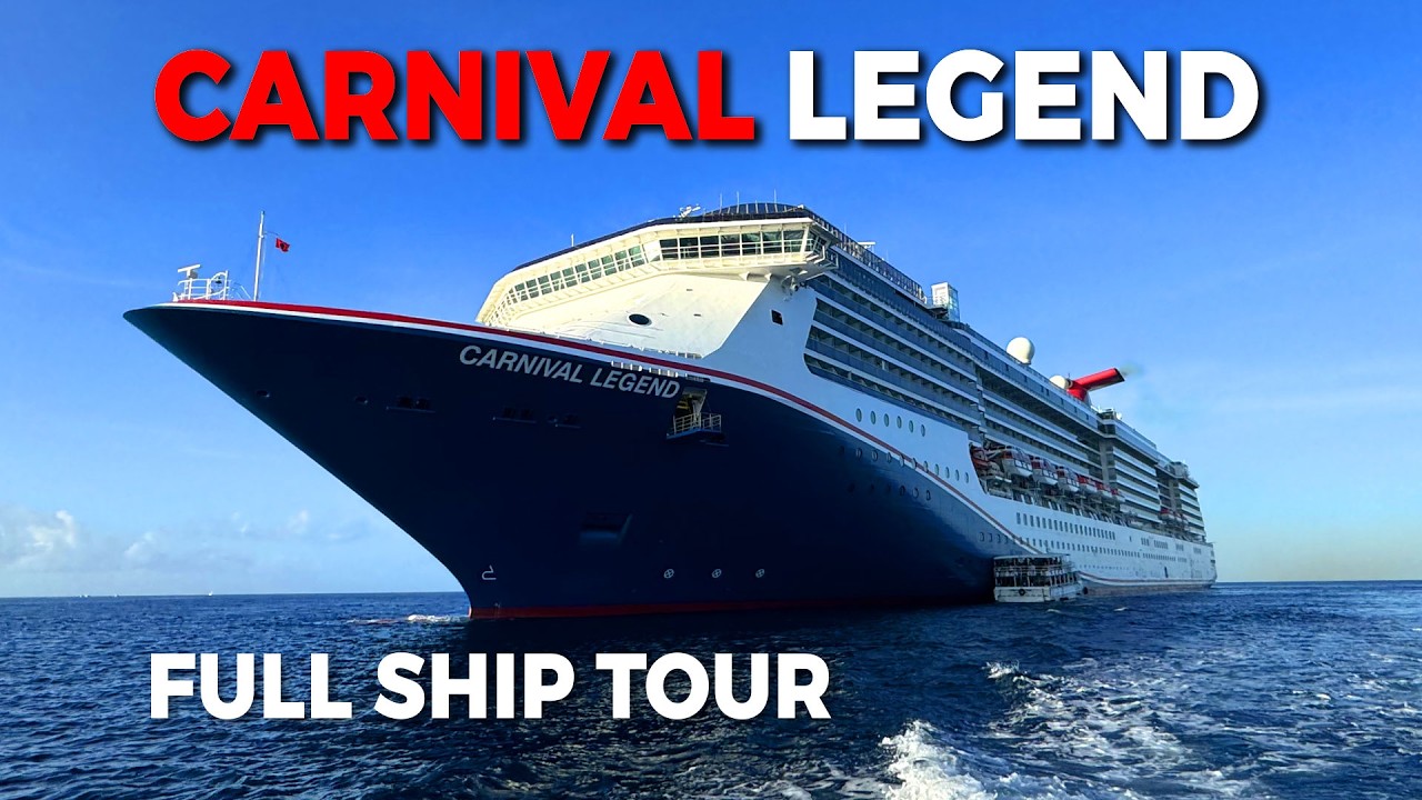 Is the Carnival Legend Cruise Ship Legendary? FULL SHIP TOUR 2025