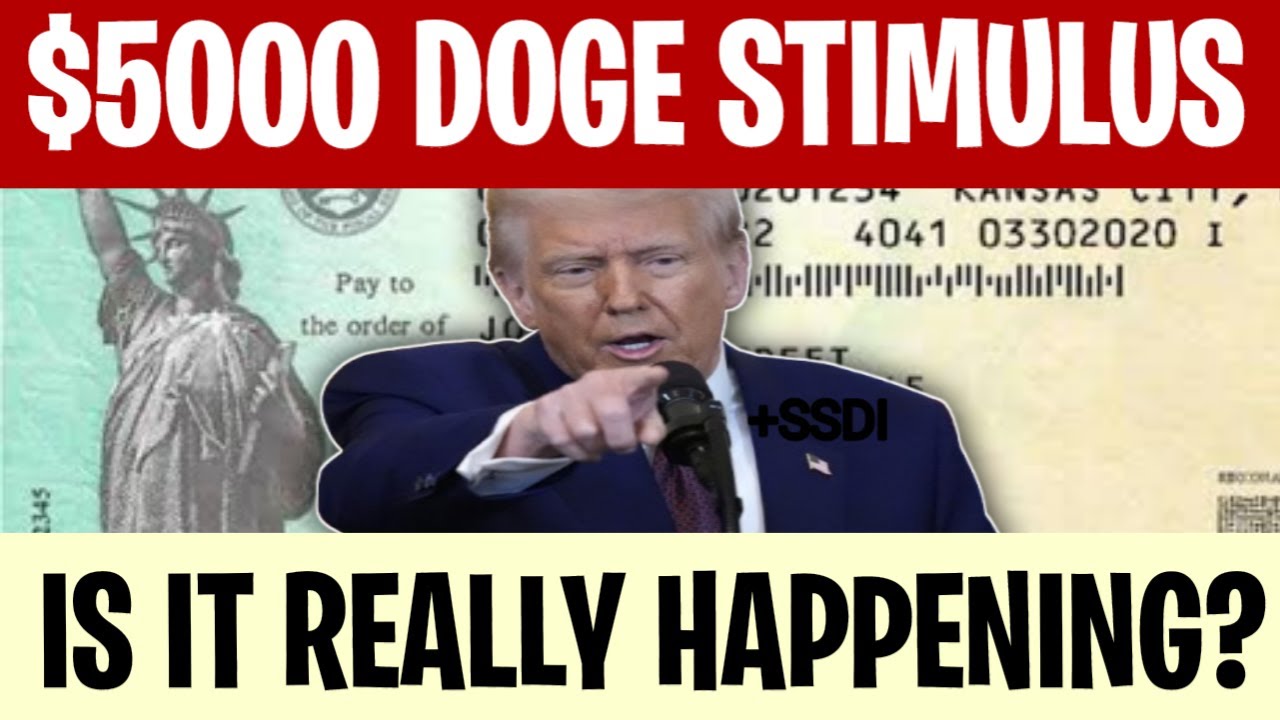 DOGE STIMULUS CHECK FOR ALL SOCIAL SECURITY SSI SSDI VA SENIORS?! | THEY ARE MAKING IT OFFICIAL?