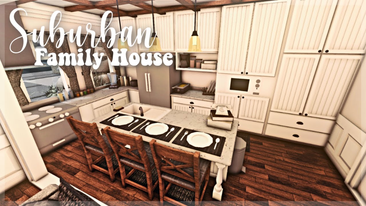 Roblox Bloxburg - Suburban Two-Story Family House Part 2 - Minami Oroi