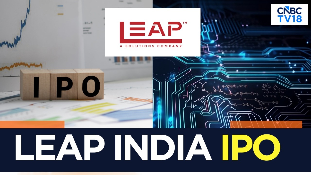 IPO Leap India в прямом эфире | Акции Leap India выходят на NSE и BSE | Дебют на D-Street | N18L