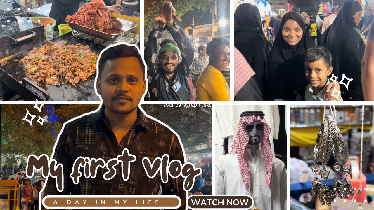MY FIRST VLOG!☕️Shopping 🛍️, Food🍱& A 🆕 Beginning,Tilak Nagar Food and Shopping Stalls #trending 