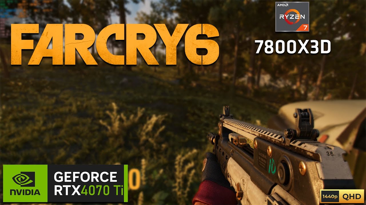 Far Cry 6 | RYZEN 7 7800X3D | RTX 4070 Ti | 1440p Max Settings