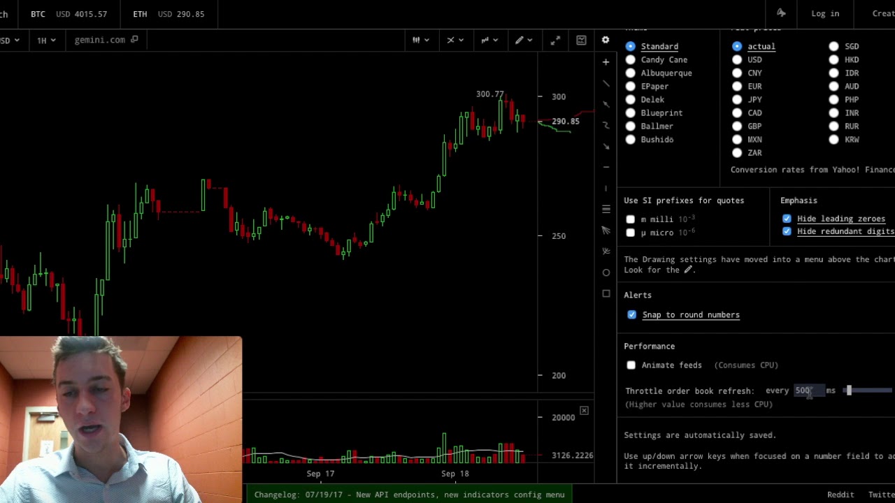 Мой макет Cryptowatch