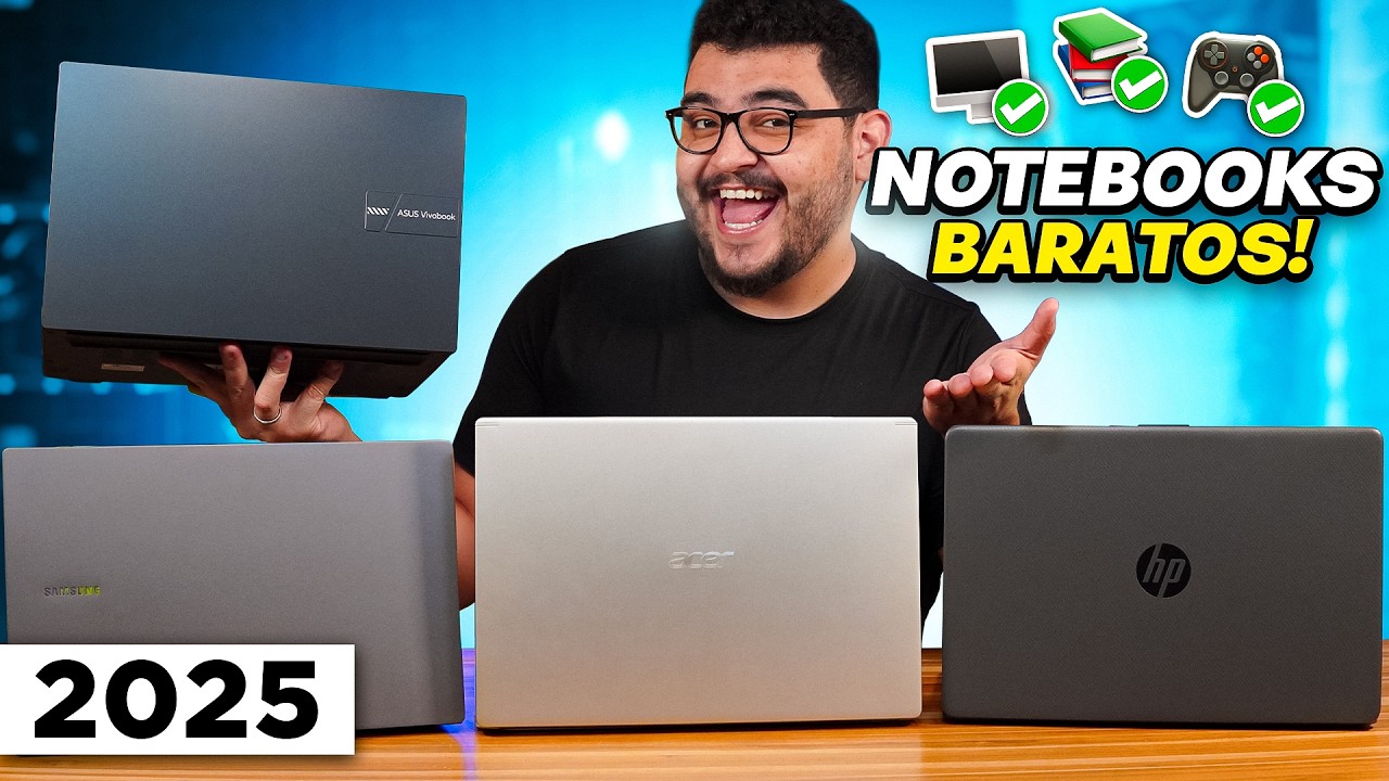 Melhores Notebooks CUSTO BENEFICIO para Comprar em 2025 | Ideais para Estudo e Trabalho! 💼📚