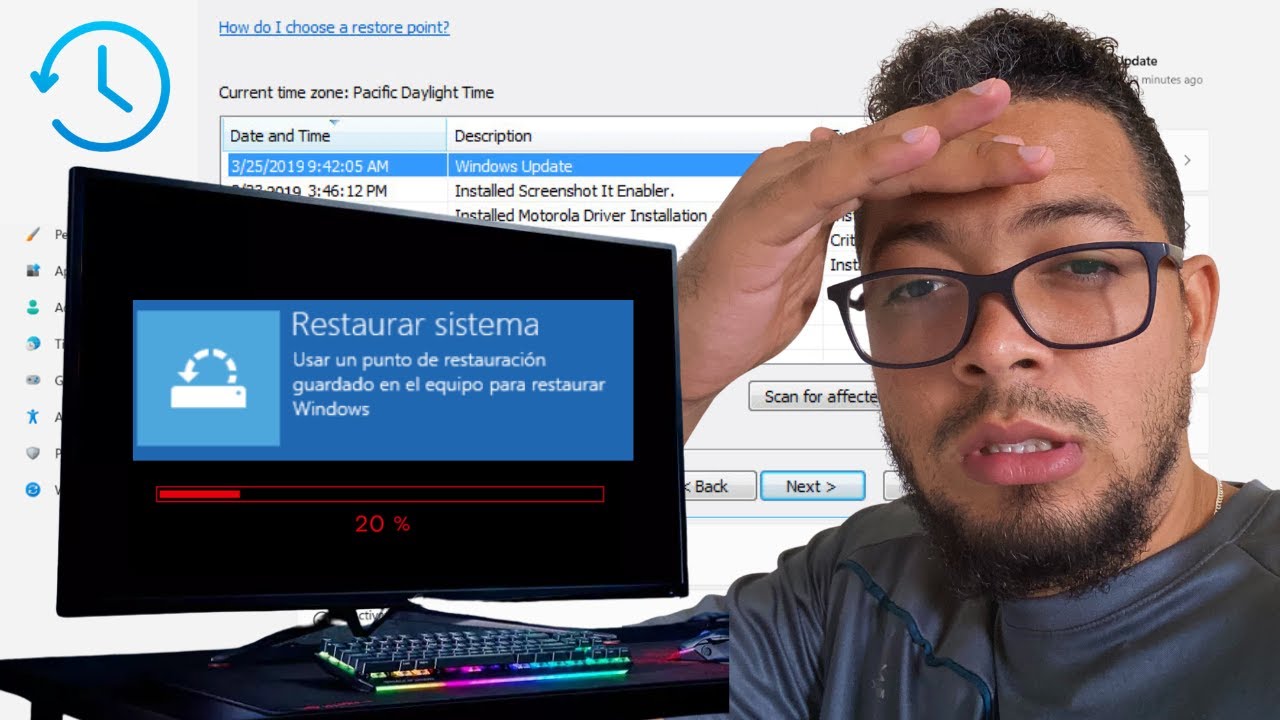 C&oacute;mo RESTAURAR sistema en Windows 10 / Reparar Windows