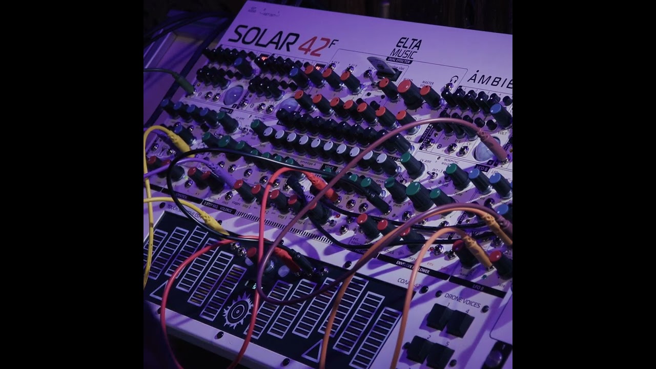 Solar 42F Generative (mostly) Ambient Piece in A min., with Soma Cosmos and Collider Reverb