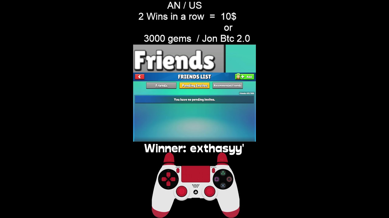 💎2 Wins in a row= 10$ / JonBTC 2.0 / 3000 gems💎 // AN/US // ESP/ENG. 
