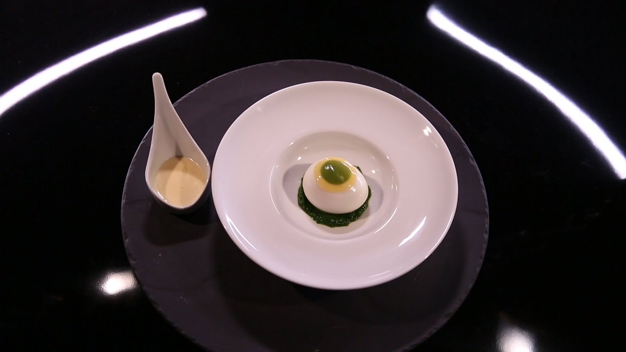 Œuf mollet florentine par Frédéric Anton (#DPDC)