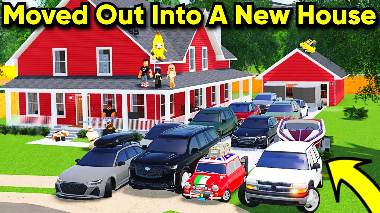 Roblox Roleplay - WE MOVED OUT INTO A NEW CRAZY HOUSE