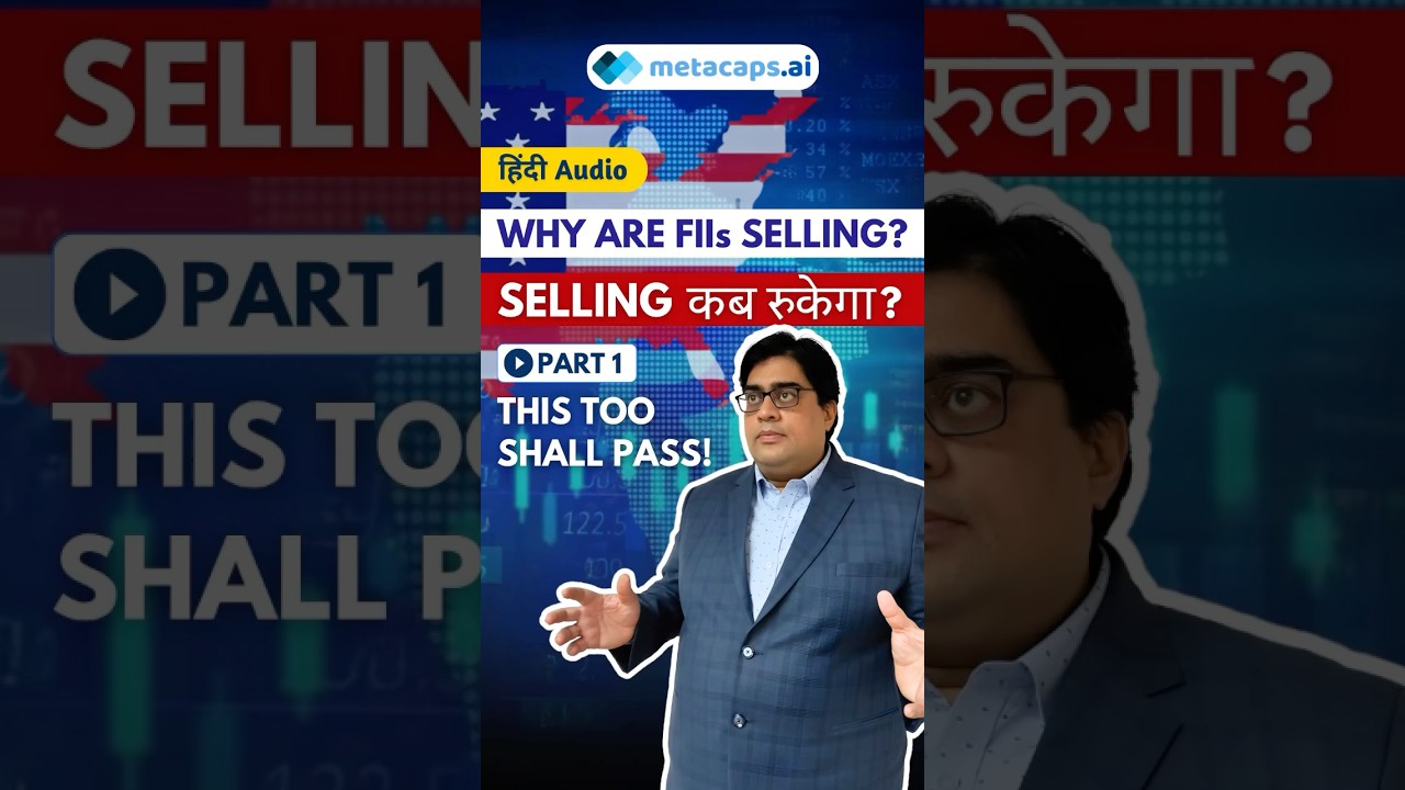 FII Selling Explained [in Hindi]: Causes, Timing, and Impact on Nifty-50 | Part 1 #stockmarketcrash