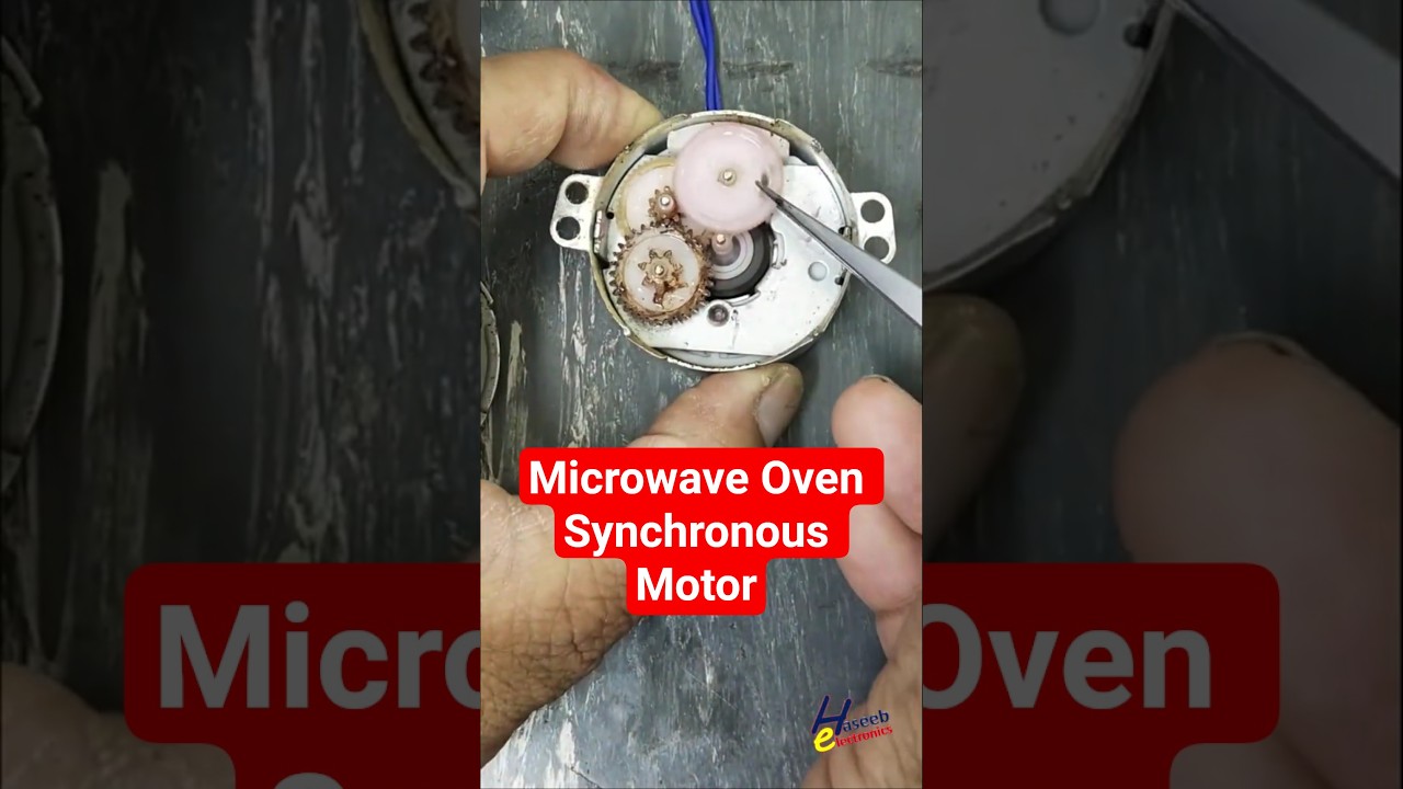 Microwave Oven Turntable Plate Synchronous Motor Teardown | How It Works Inside #shorts