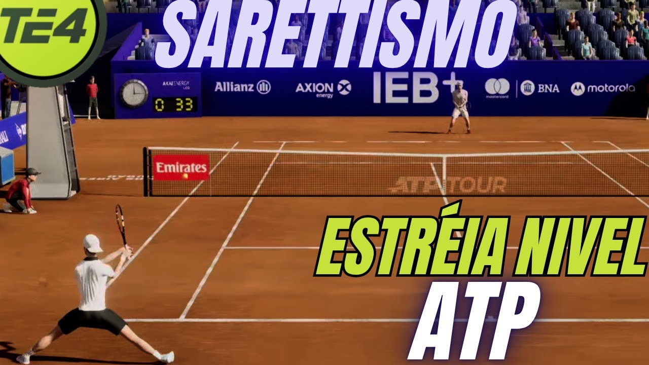 🇦🇷 ESTREIA DE SARETTA NA ATP! 🔥 DUELO CONTRA SLAVA DOSEDEL EM BUENOS AIRES! | TENNIS ELBOW 4