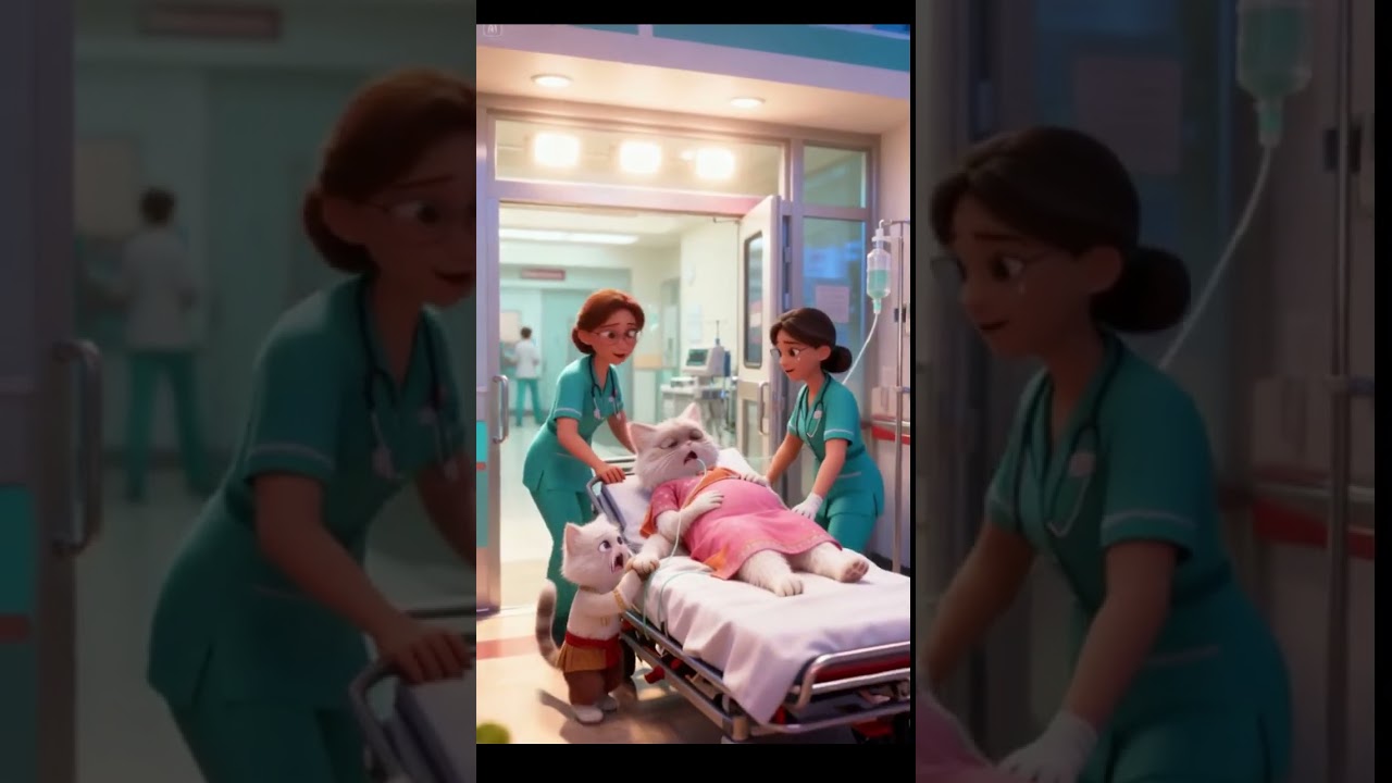 Admitting to the hospital 🐱 heart touching and lovely story