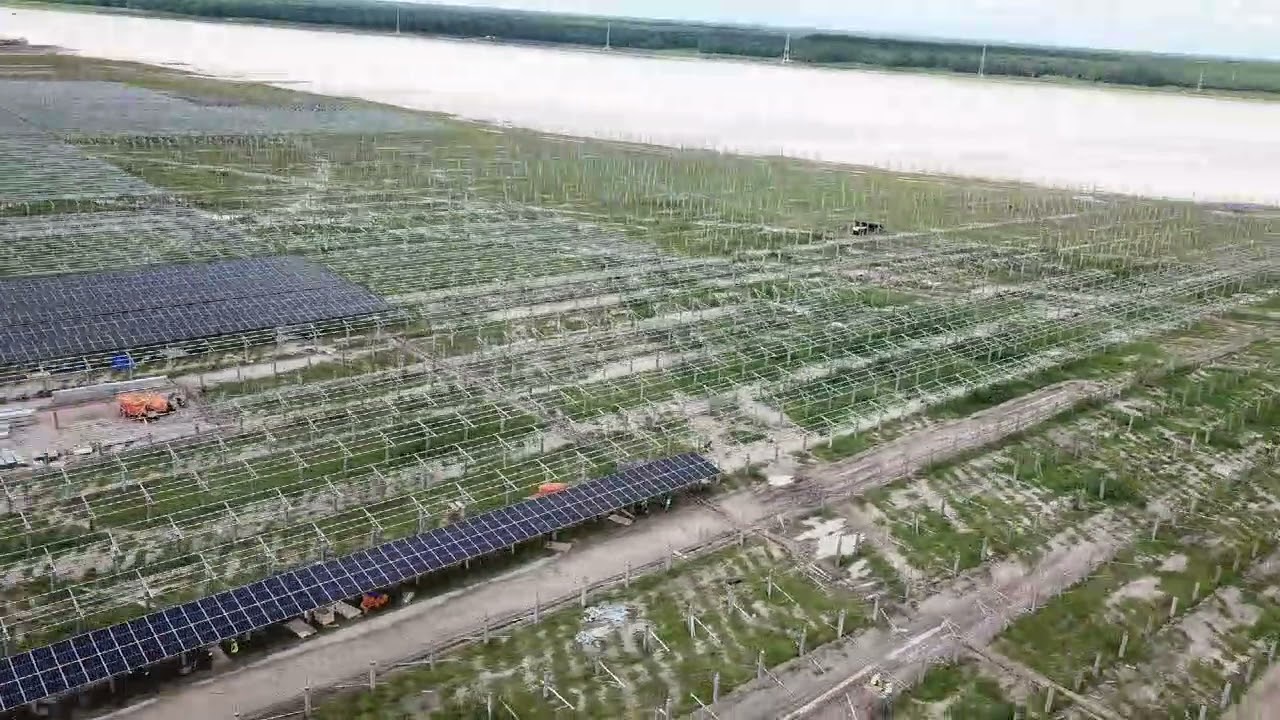 Solar First 108MW PHC Pile Solar Farm Project in Vietnam