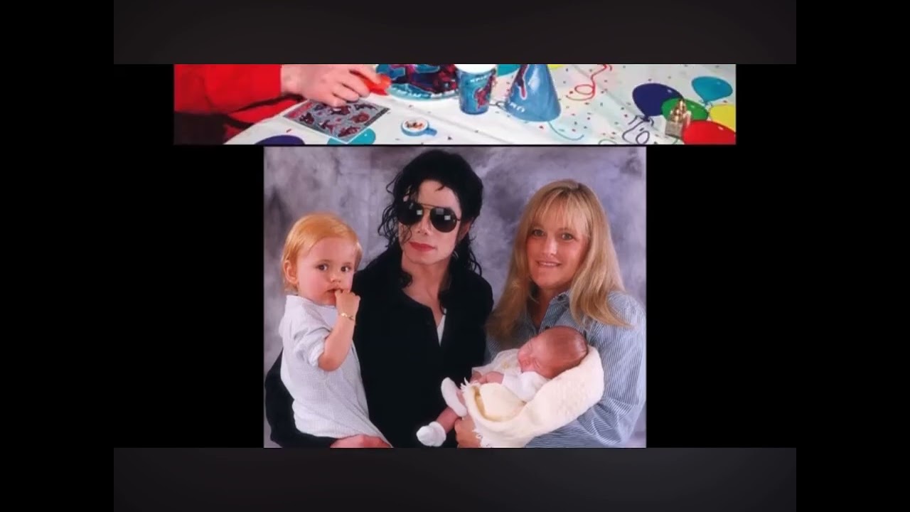 Michael jackson with his kids
