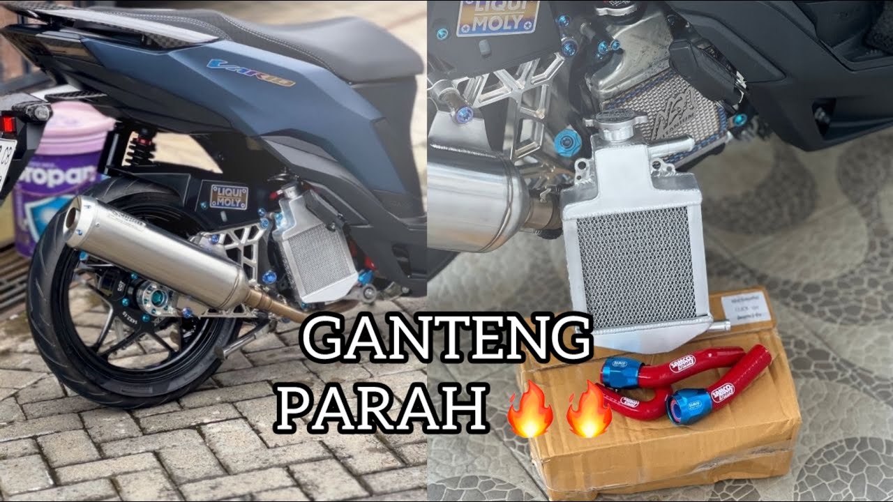 PASANG RADIATOR ALMU BY SPAC THAILAND - VARIO125 NEW GEN 2
