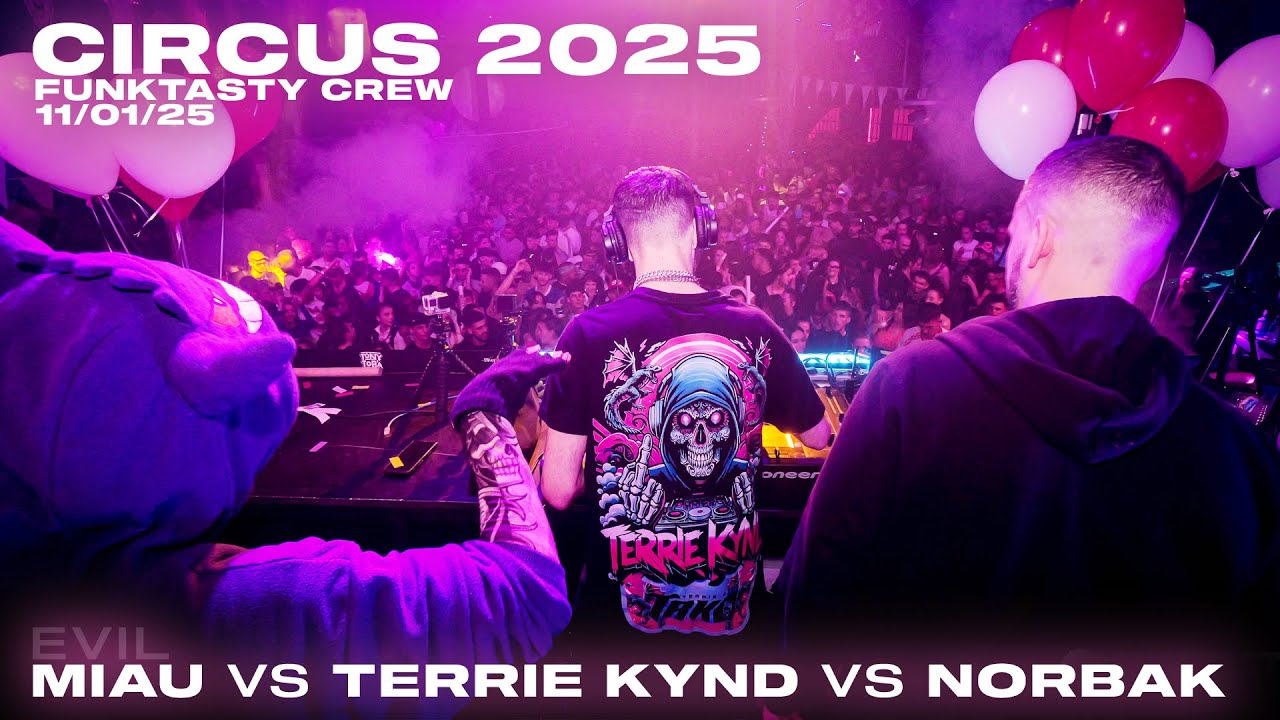 MIAU vs NORBAK vs TERRIE KYND @ FUNKTASTY CIRCUS 2025
