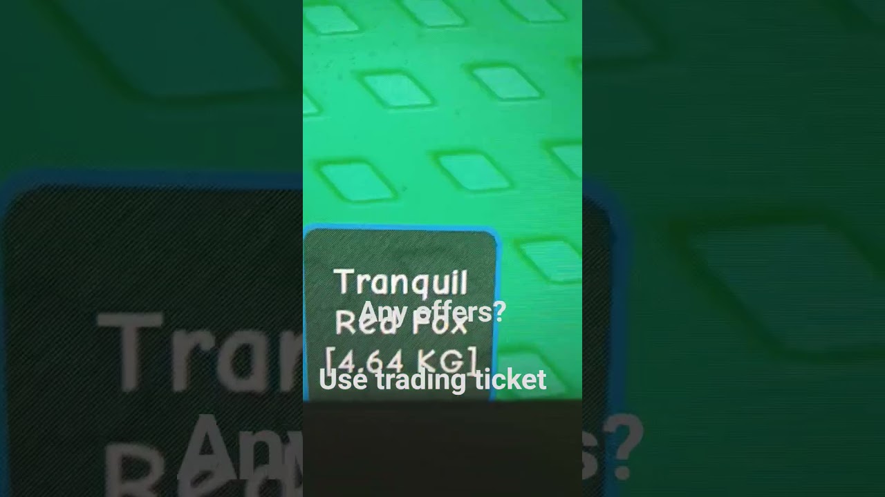i have trainquil red fox comment for offers #memes #growagarden #roblox #robloxedit