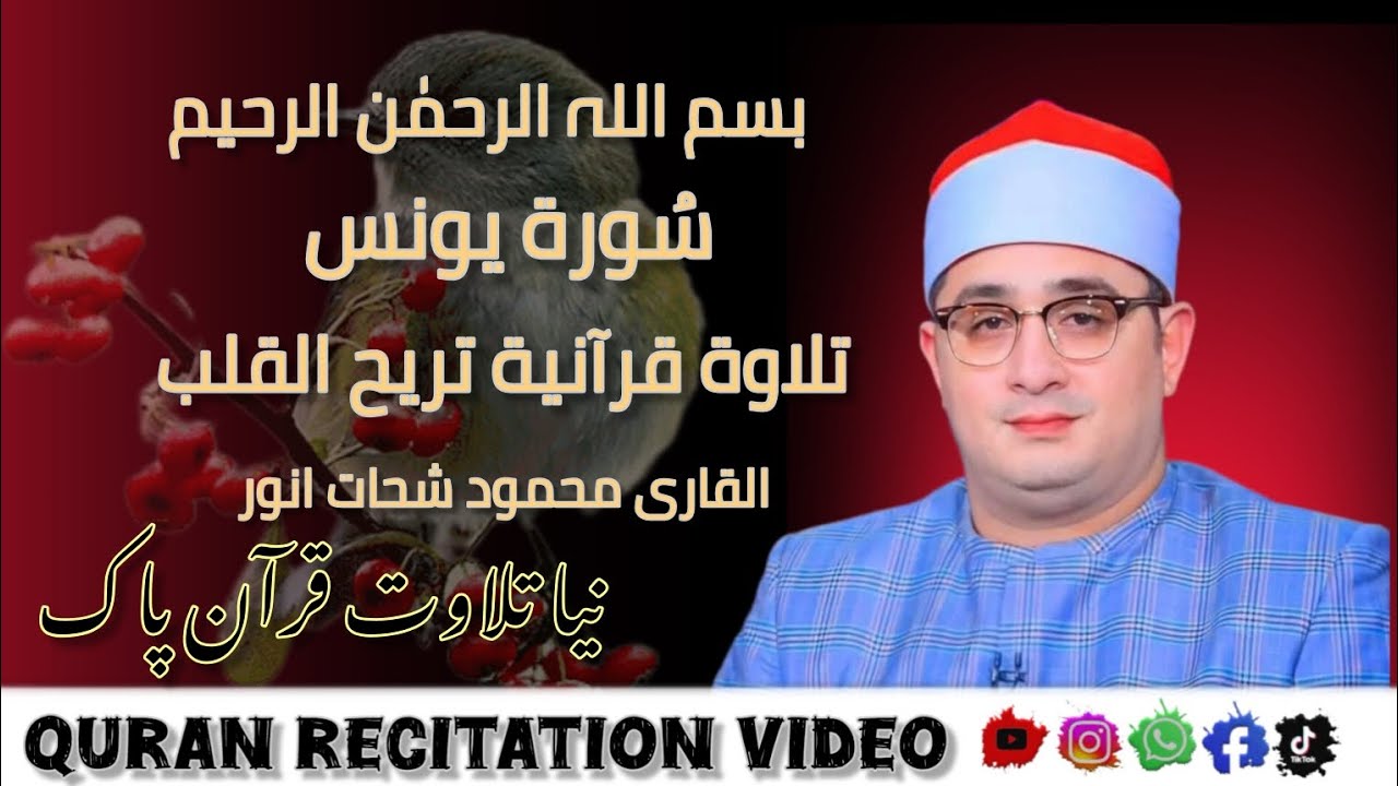 دل کو ہلا دینے والی سورۃ یونس کی تلاوت | قاری محمود شحات | سن کر روح کانپ اٹھے گی❣️#islam 
