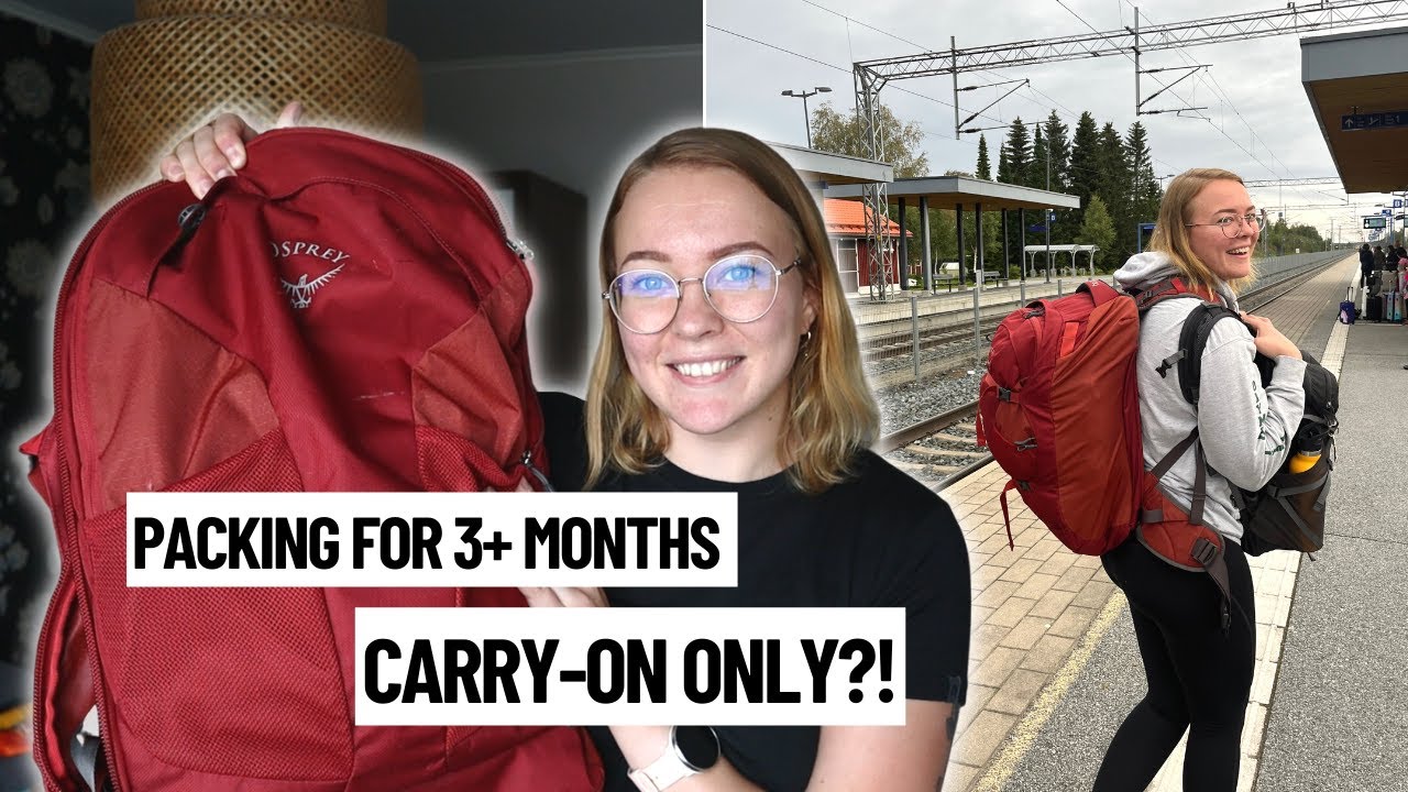 Только ручная кладь на 3 месяца в Азии! *Рюкзак 40 л + рюкзак 25 л*