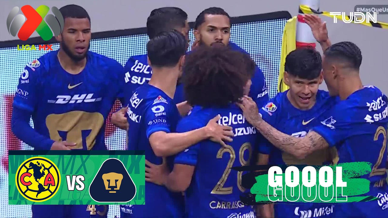 &iexcl;Golazo! Juninho no perdona | Am&eacute;rica vs Pumas | Liga MX - Cuartos de Final-Ida Clausura 2026 | TUDN