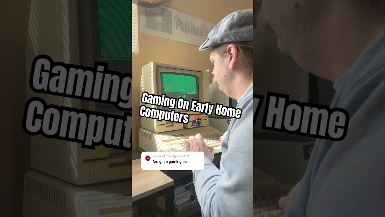 Gaming On Early Home Computers: Atari 400-Frogger, Commodore 64c-Flight Sim II, Apple IIe-Karateka