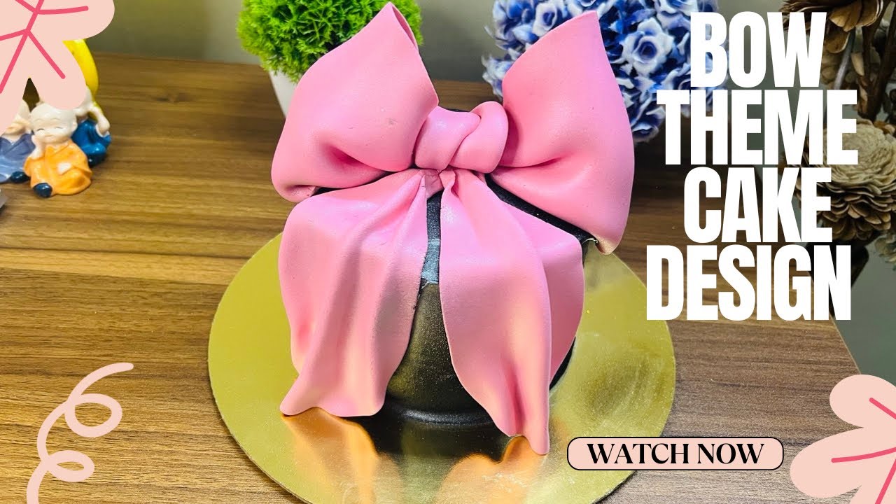 Create a Gorgeous Pink Bow Cake | Easy Cake Decorating Ideas | Chocolate Nutella KitKat Cake