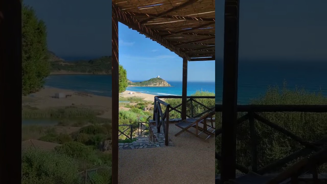 Baia Di Chia Laguna Resort     Curio by Hilton. Sardinia #shorts #balcony #travel #beach #beast