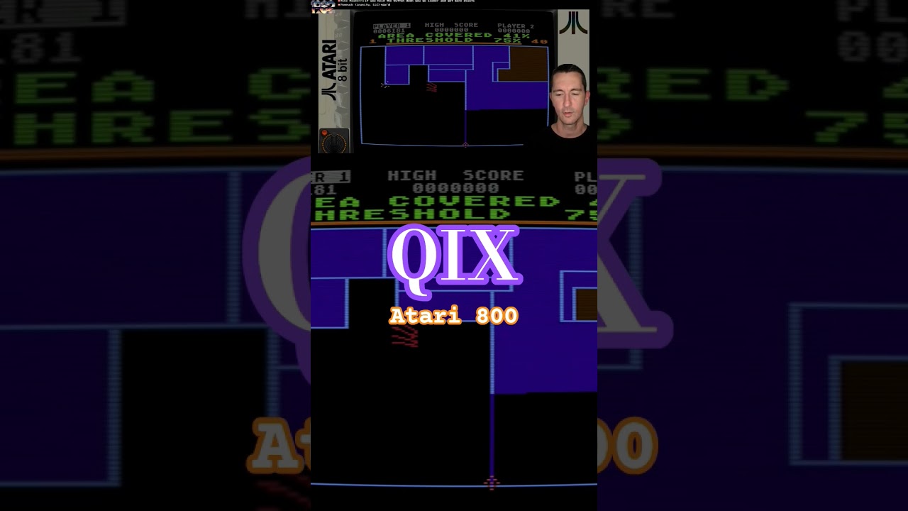 Qix on Atari Home Computers! 